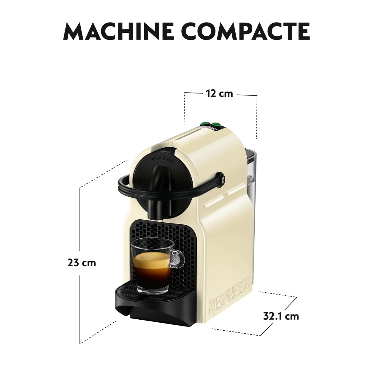 Machine à Café Crème Vanille 19 Bars + Kit de Bienvenue - EN80.CW